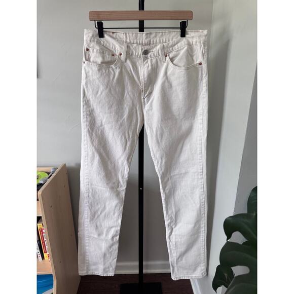 Levis 511 White Denim Jeans 34 x 34 - Picture 1 of 3
